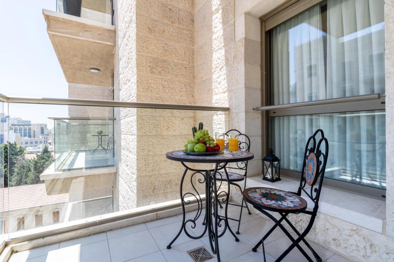 Luxury One-Bedroom Apartment/Parking In City Center Jeruzalém Exteriér fotografie
