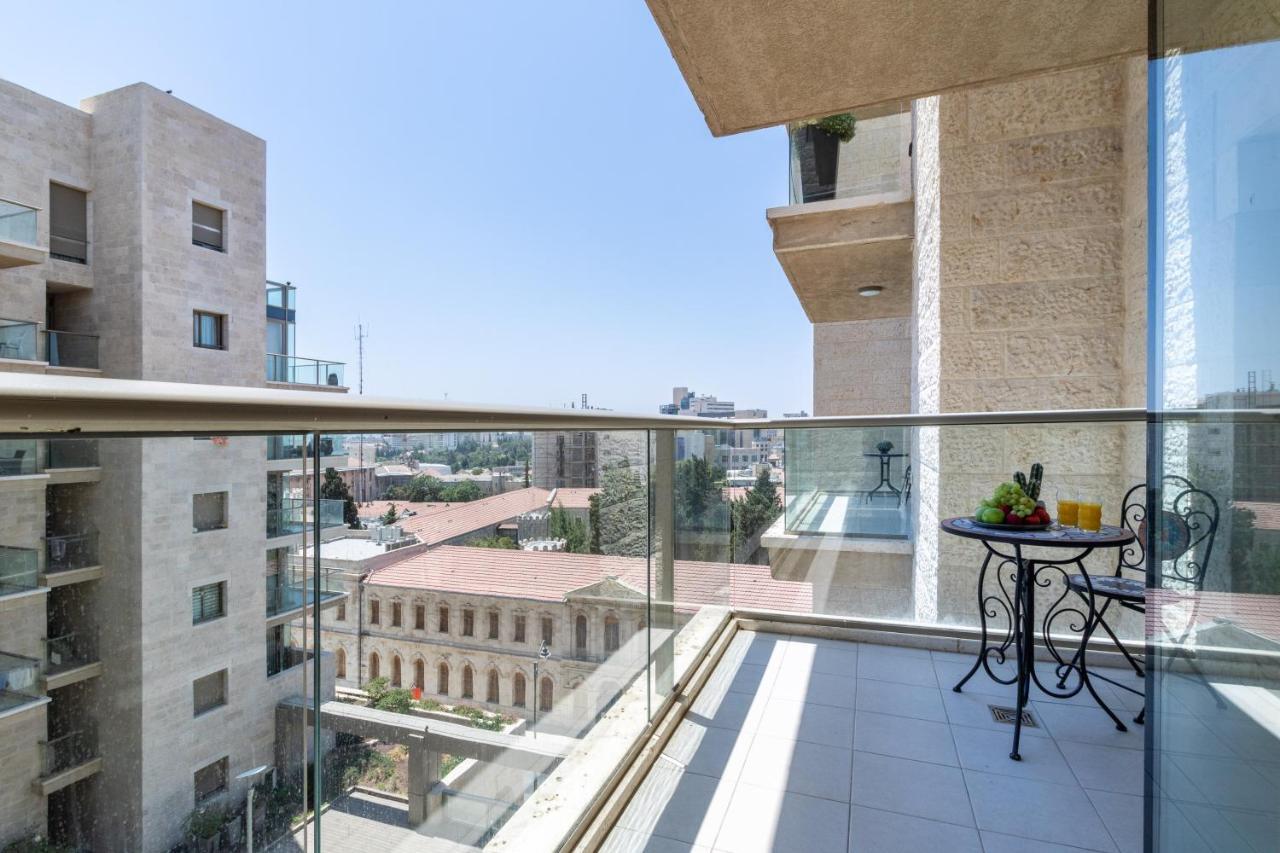 Luxury One-Bedroom Apartment/Parking In City Center Jeruzalém Exteriér fotografie